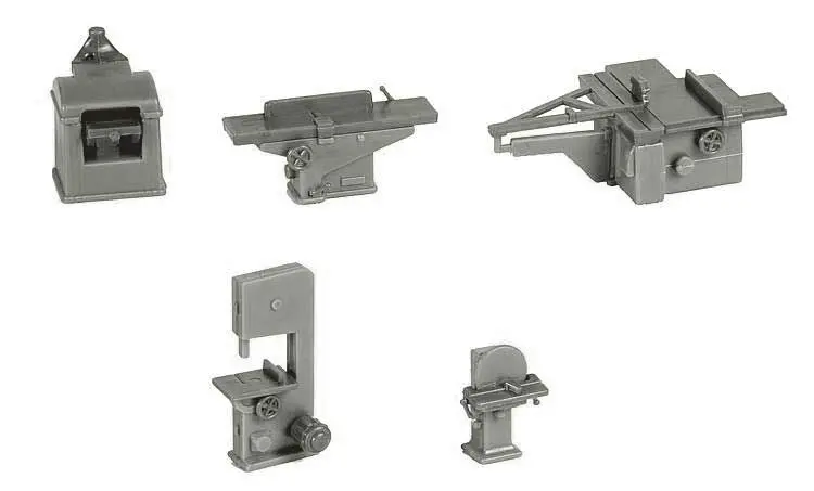 949-4183 - Woodshop Equipment Kit (Ho Scale) 1