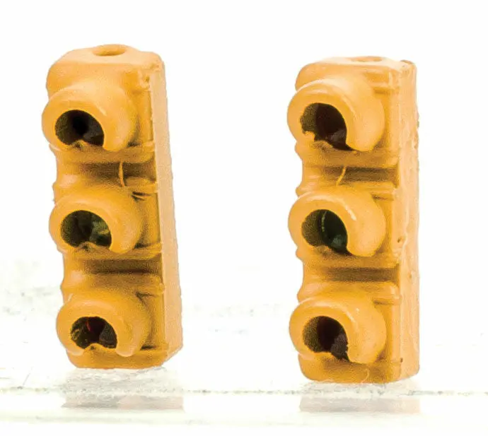 949-4369 - 1960S-Style Traffic Light 2-Pack - Non-Operating - Single-Sided Hanging (Ho Scale) 1