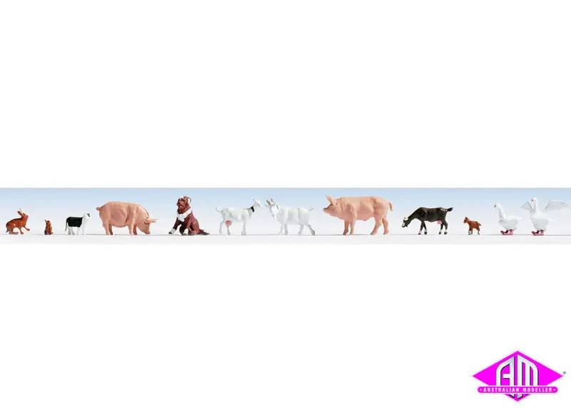 949-6029 - Farmhouse Animals (Ho Scale) 1