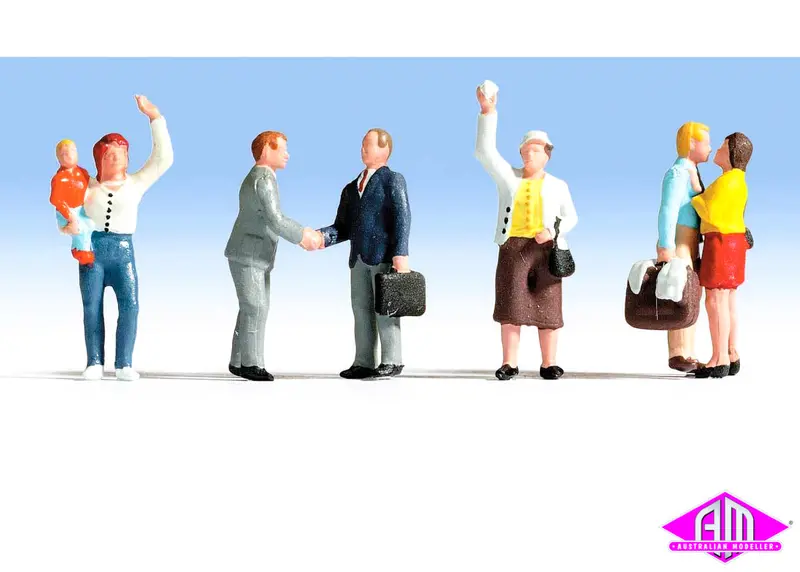 949-6054 - Travellers Saying Farewell (Ho Scale) 1