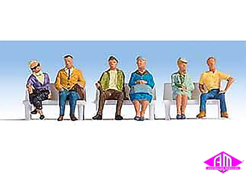 949-6058 - Seated People - Set No.2 (Ho Scale) 1