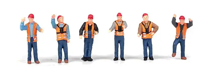 949-6065 - Railroad Yard Crew (Ho Scale) 1