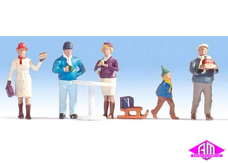 949-6069 - Holiday Shoppers (Ho Scale) 1