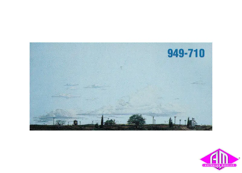 949-710 - Background Scene "Whistle Stop" (Ho Scale) 1