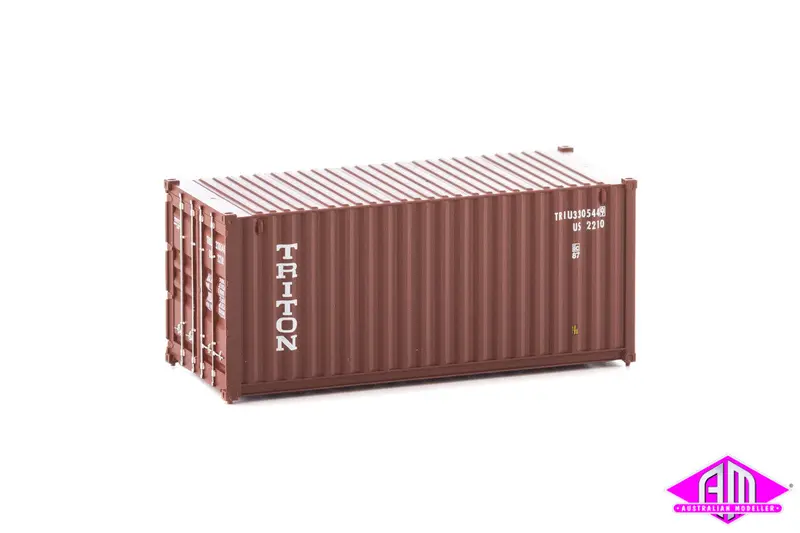 949-8053 - 20' Container Fully Corrugated - Triton (Ho Scale) 1
