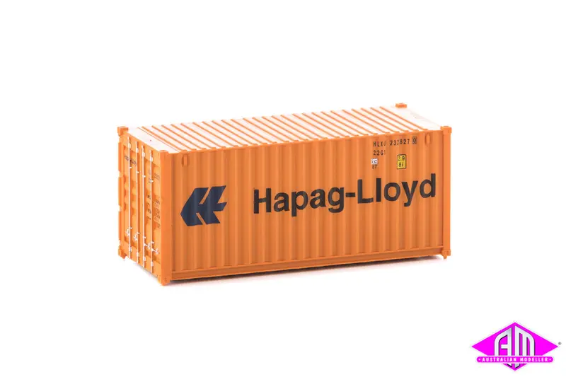 949-8055 - 20' Container Fully Corrugated - Hapag-Lloyd (Ho Scale) 1