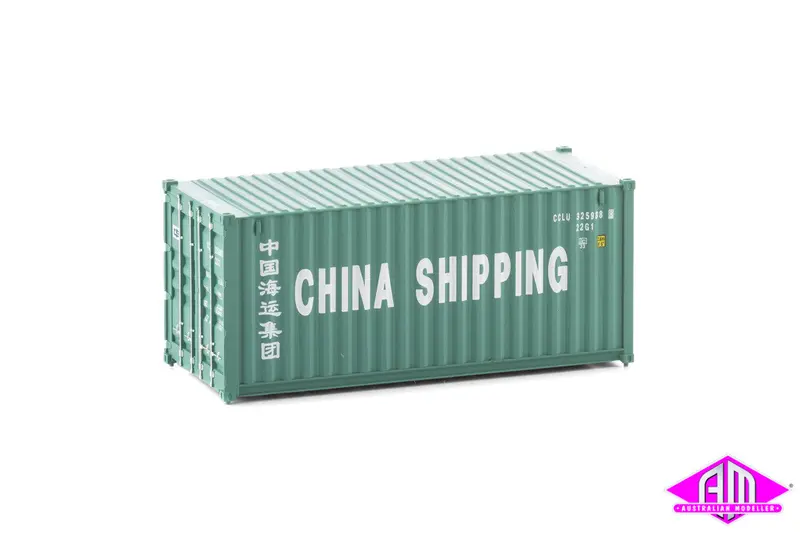 949-8056 - 20' Container Fully Corrugated - China Shipping (Ho Scale) 1