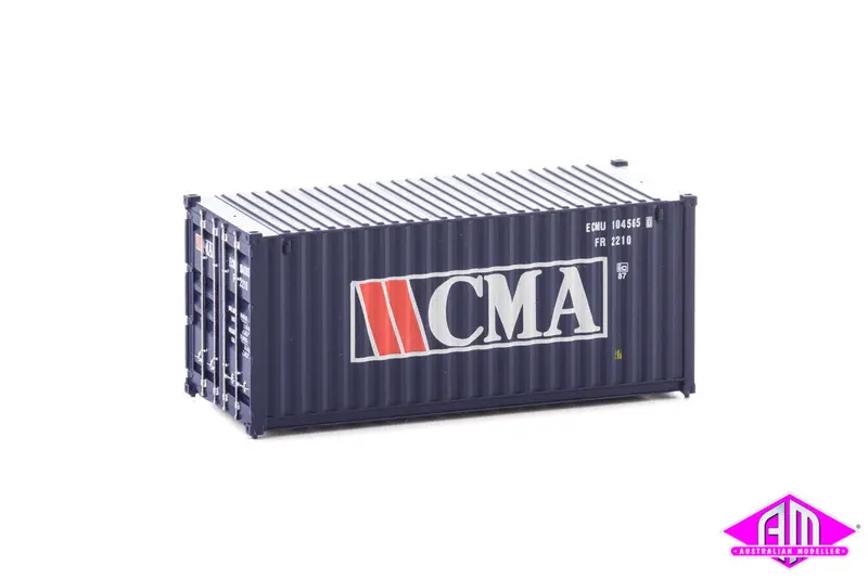 949-8062 - 20' Container Fully Corrugated - Cma (Ho Scale) 1