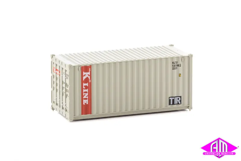 949-8065 - 20' Container Fully Corrugated - K Line (Ho Scale) 1