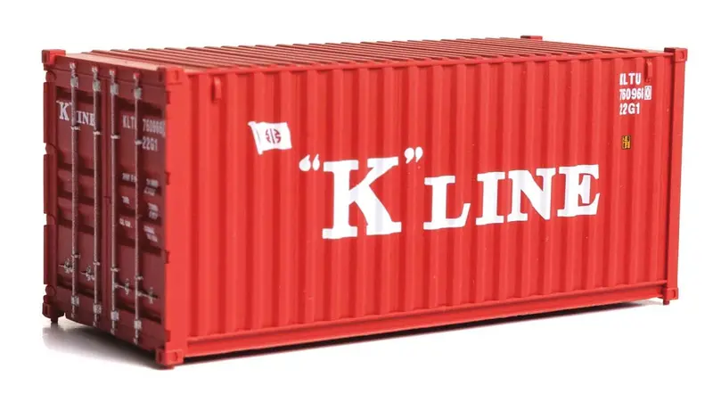 949-8073 - 20' Corrugated Container - K-Line (Ho Scale) 1