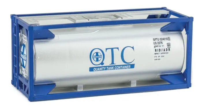 949-8107 - 20' Tank Container Santa Fe (Ho Scale) 1
