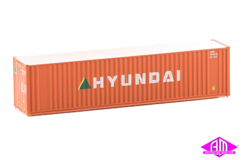 949-8207 - 40' Hi-Cube Container - Hyundai (Ho Scale) 1