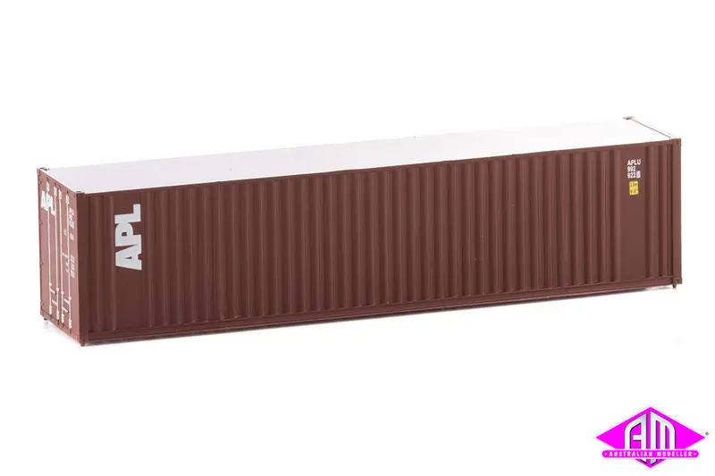 949-8213 - 40' Hi-Cube Corrugated Container - Apl (Ho Scale) 1