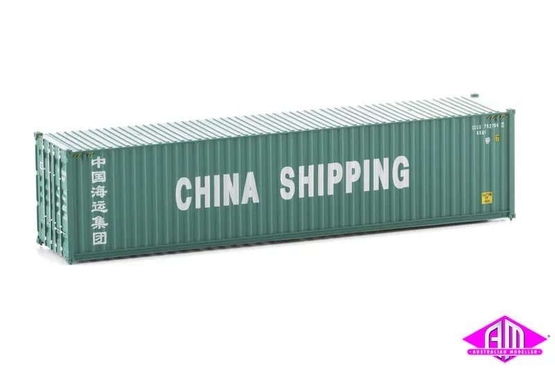 949-8256 - 40' Hi-Cube Corrugated Container - China Shipping (Ho Scale) 1