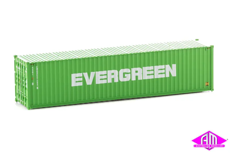 949-8258 - 40' Hi-Cube Corrugated Container - Evergreen (Ho Scale) 1