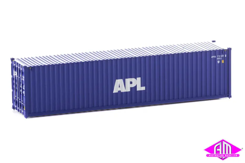 949-8259 - 40' Hi-Cube Corrugated Container - Apl (Ho Scale) 1