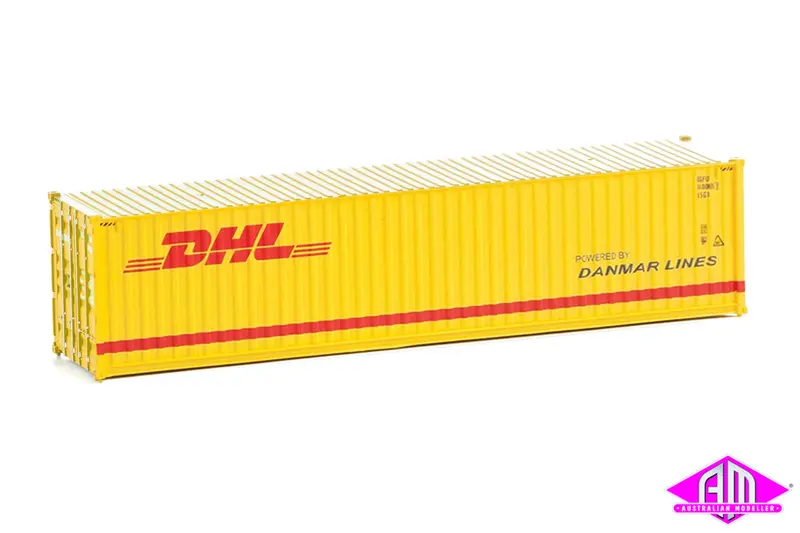 949-8267 - 40' Hi-Cube Corrugated Container - Dhl (Ho Scale) 1