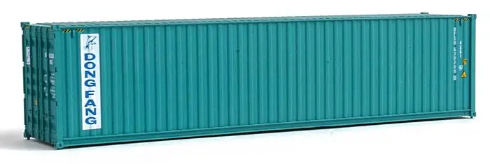949-8268 - 40' High-Cube Corrugated Container Dong Fang (Ho Scale) 1