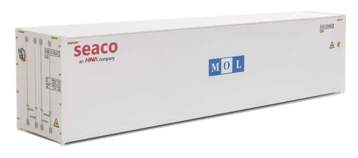949-8365 - 40’ Reefer Container Seaco Mol (Ho Scale) 1