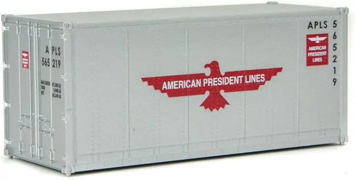 949-8651 - 20' Sooth Side Container American President Lines (Ho Scale) 1