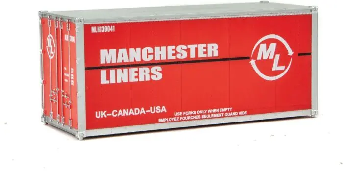 949-8656 - 20' Sooth Side Container Manchester Lines (Ho Scale) 1