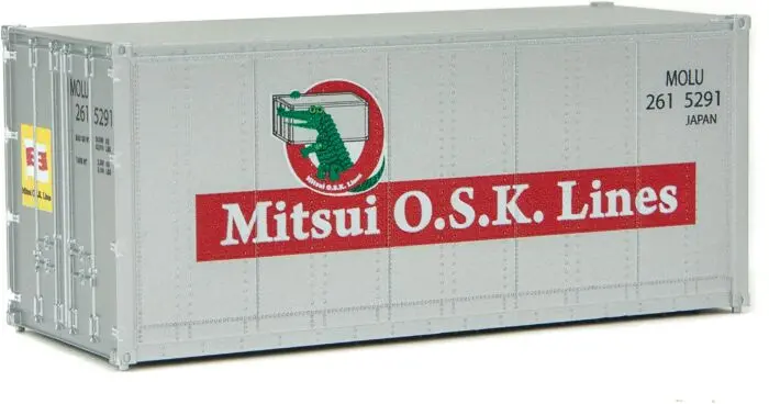 949-8657 - 20' Sooth Side Container Mitsui Osk Lines Ii (Ho Scale) 1