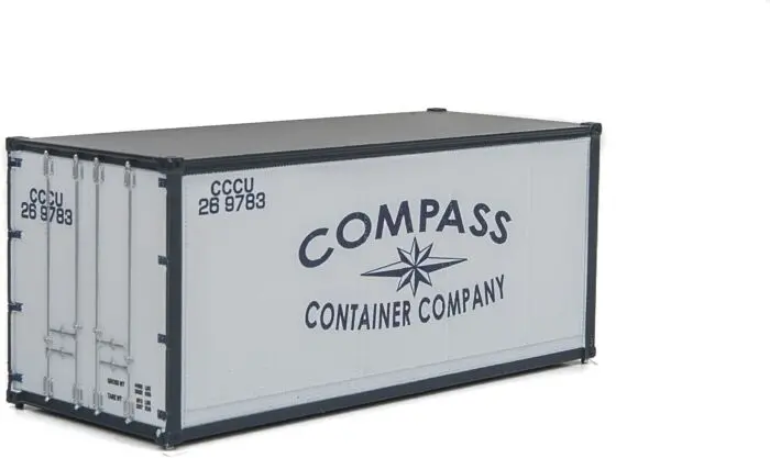 949-8664 - 20' Smooth Side Container Compass Container Co (Ho Scale) 1