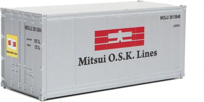 949-8665 - 20' Smooth Side Container Mitsui Osk Lines (Ho Scale) 1
