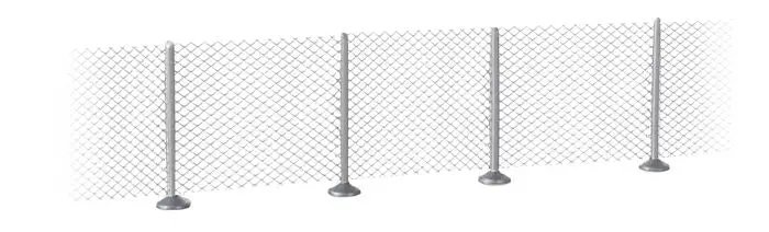 949-9000 - Metal Industrial Fence (N Scale) 1