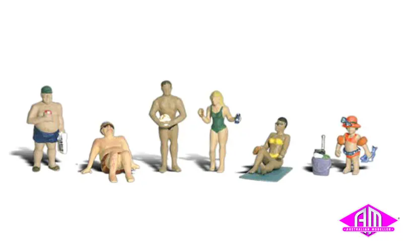 A1853 - Scenic Accents - Sun Bathers (Ho Scale) 1