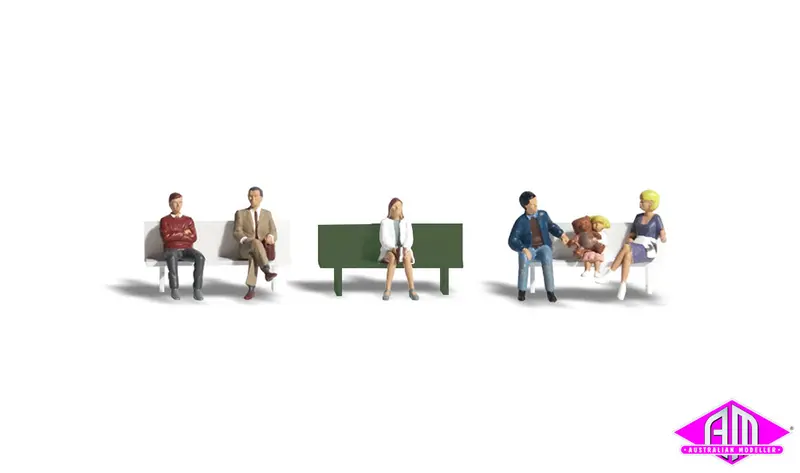 A1861 - Scenic Accents - Bus Stop People (Ho Scale) 1