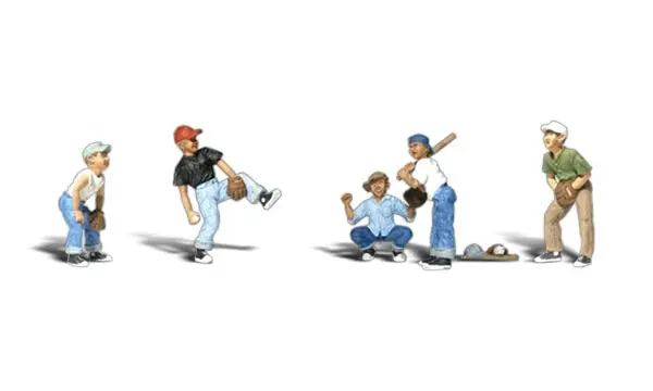 A1869 - Baseball Players I (Ho Scale) 1