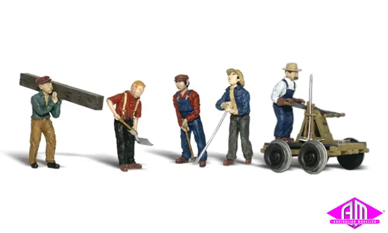 A1898 - Scenic Accents - Rail Workers (Ho Scale) 1