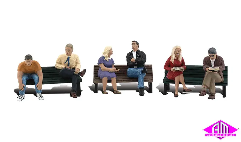 A1924 - Scenic Accents - People On Benches (Ho Scale) 1
