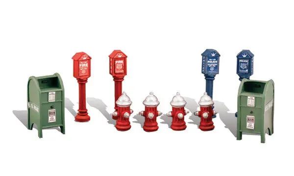 A1960 - Street Items (Ho Scale) 1