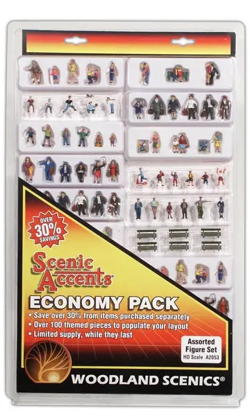 A2053 - Assorted Figures Economy Pack 100+Pc (Ho Scale) 1