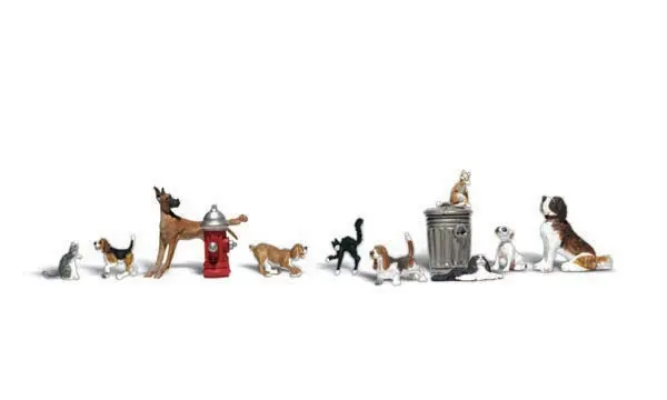 A2140 - Dogs & Cats (N Scale) 1