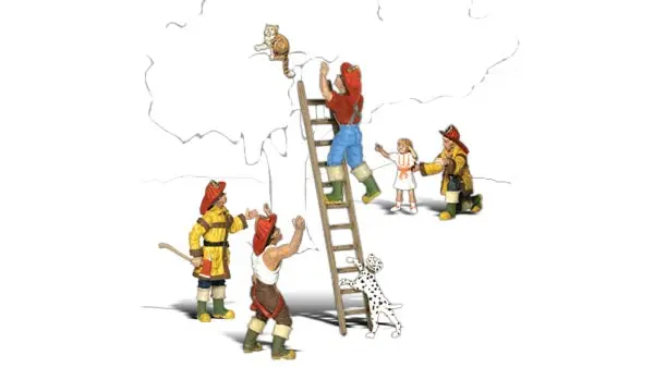 A2151 - Firemen To The Rescue (N Scale) 1
