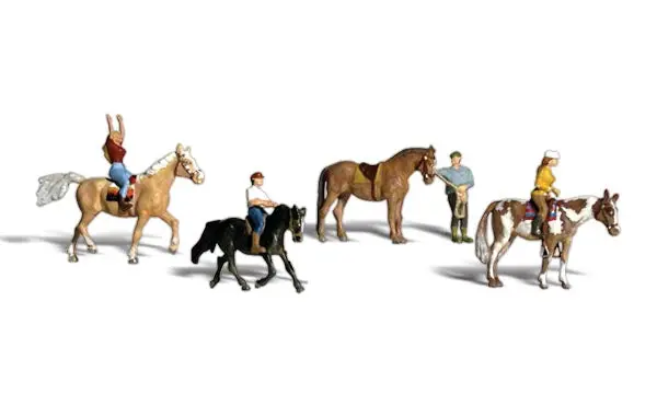 A2159 - Horseback Riders (N Scale) 1