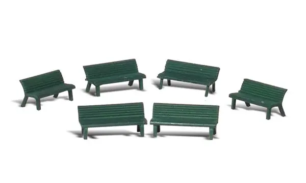 A2181 - Park Benches (N Scale) 1