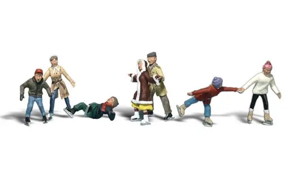 A2184 - Ice Skaters (N Scale) 1