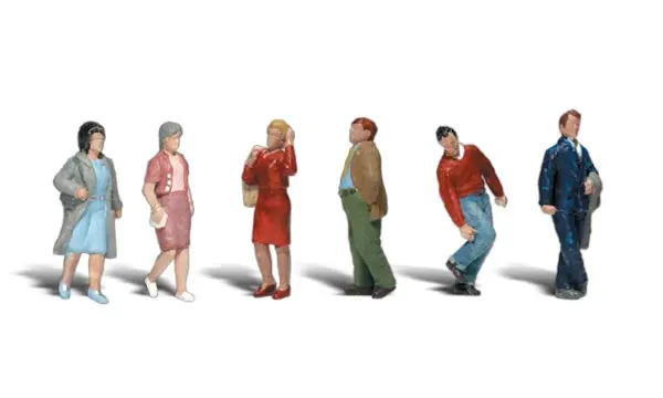 A2210 - People Walking (N Scale) 1