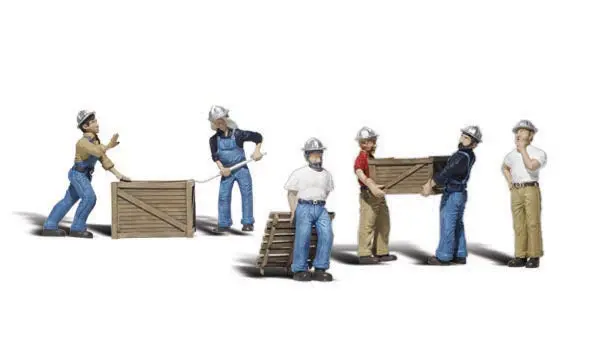 A2729 - Dock Workers (O Scale) 1