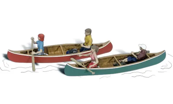 A2755 - Canoers (O Scale) 1