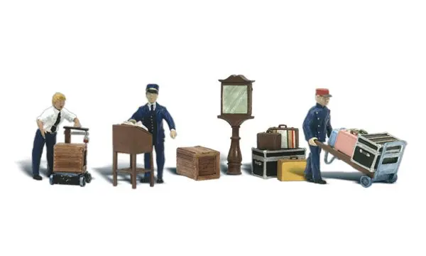 A2757 - Depot Workers & Accessories (O Scale) 1