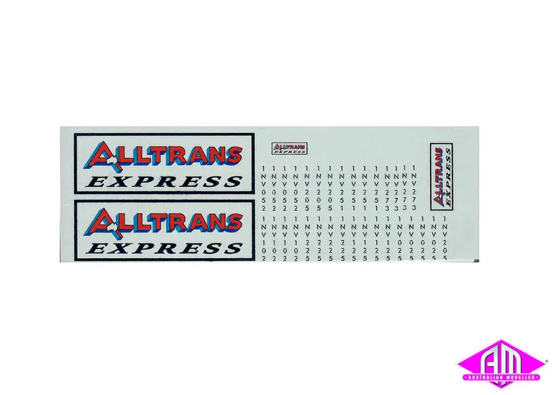 Alltrans Express Decal Lcd-14 1