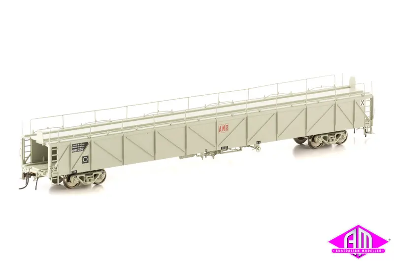 Ambx Plain Metal Sided Car Carrier, Grey With Red Anr Logos, 4 Car Pack Scc-3 1