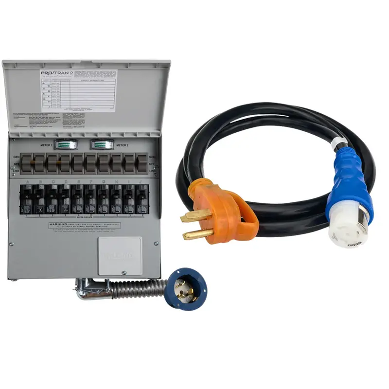 Anker 3840Wh Solix F3800 Backup Kit W/ 50A Switch, 10 Circuit Transfer Switch 1