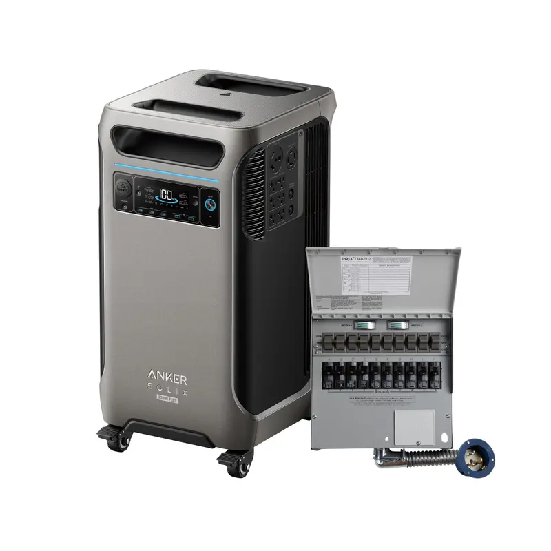 Anker 3840Wh Solix F3800 Plus W/ 50A Home Transfer Switch 1