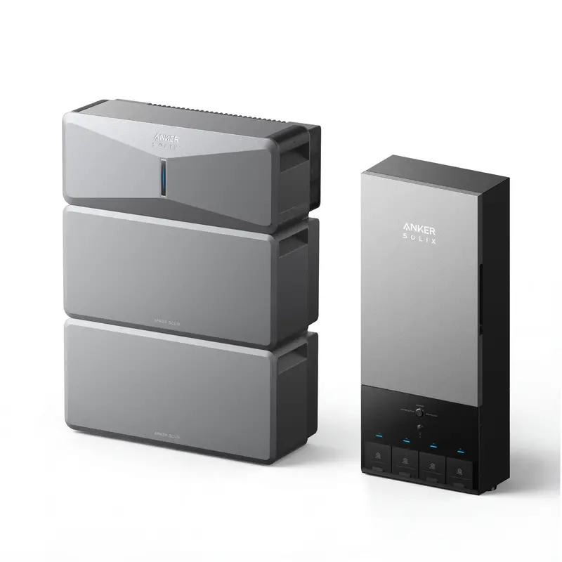 Anker Solix B17e114a E10 Automatic Backup Kit | 12Kwh Lifepo4 Battery | 10-30Kw Turbo Output | Smart Grid & Storm-Guard 1